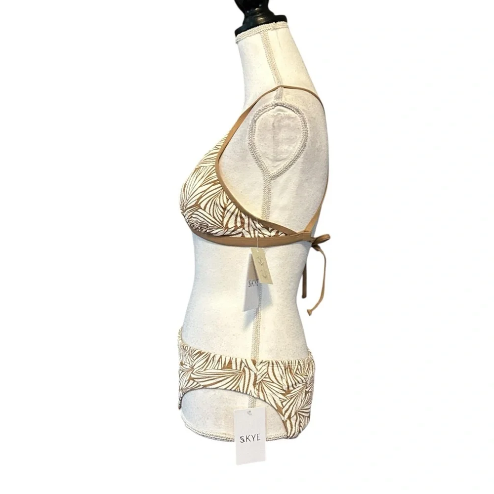 Skye Swimwear Jayme‎ Top and Melanie Bottom - BIOMES Two Piece Bikini Set XL NEW